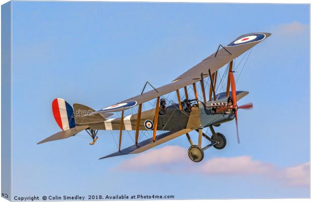 TVAL BE2e-1 reproduction A2943 G-CJZO Canvas Print by Colin Smedley