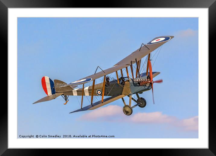 TVAL BE2e-1 reproduction A2943 G-CJZO Framed Mounted Print by Colin Smedley