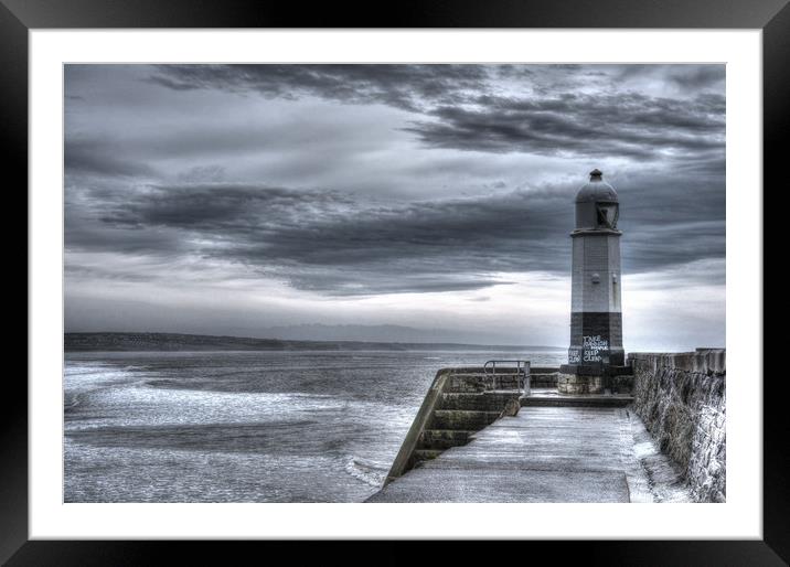 Porthcawl Lighthouse, South Wales Framed Mounted Print by Kevin Arscott