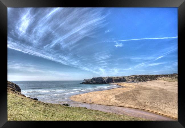 Broadhaven Bay, Pembrokeshire, West Wales Framed Print by Kevin Arscott