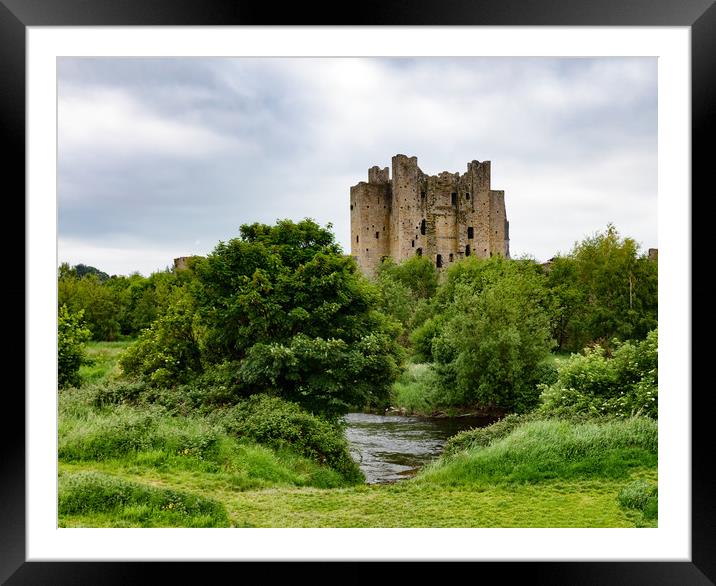 Trim castle in Ireland  Framed Mounted Print by Thomas Baker