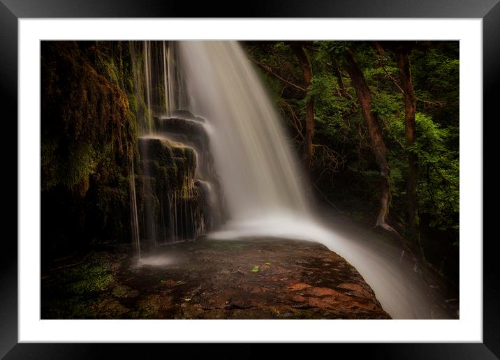 The power of water  Framed Mounted Print by Leighton Collins