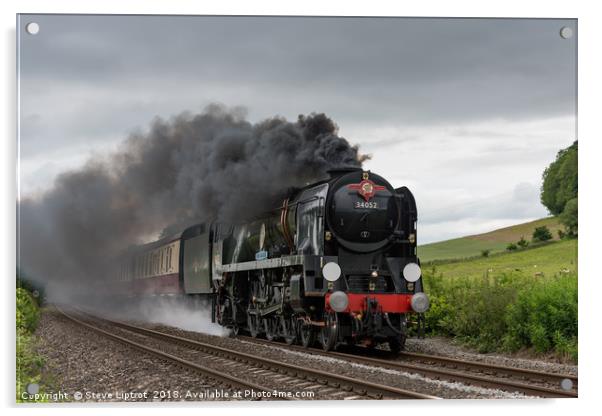 The Welsh Marches Express Acrylic by Steve Liptrot