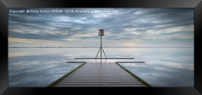 Panoramic Lytham Jetty Cloudscape  Framed Print by Phil Durkin DPAGB BPE4