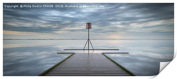 Panoramic Lytham Jetty Cloudscape  Print by Phil Durkin DPAGB BPE4