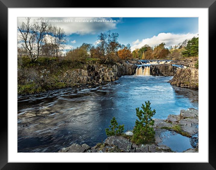 Autumnal Low Force Framed Mounted Print by Reg K Atkinson