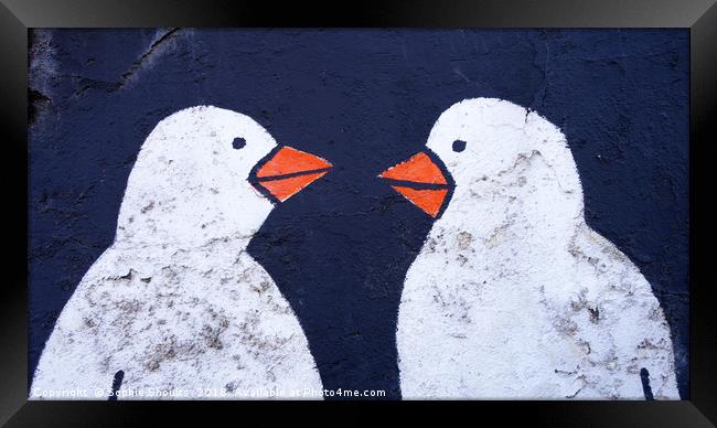 Lovebirds, Berlin Framed Print by Sophie Shoults