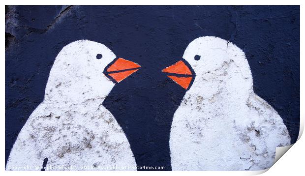 Lovebirds, Berlin Print by Sophie Shoults