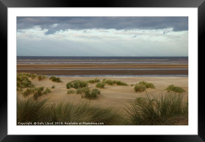 Out to Sea Framed Mounted Print by Sally Lloyd