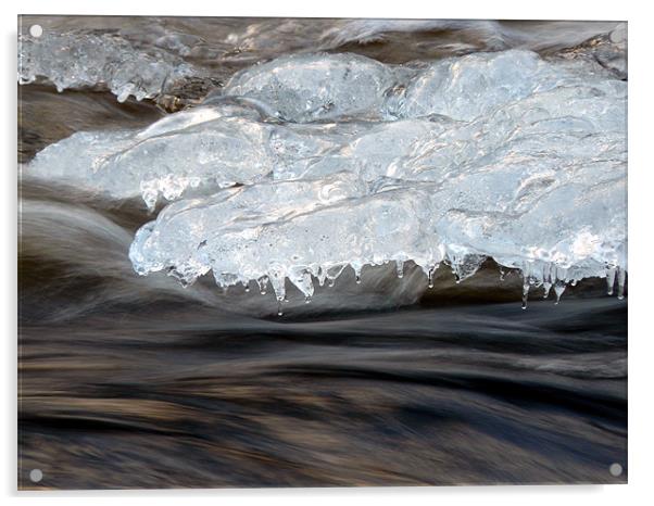 Ice on the Rocks Acrylic by Mark Malaczynski