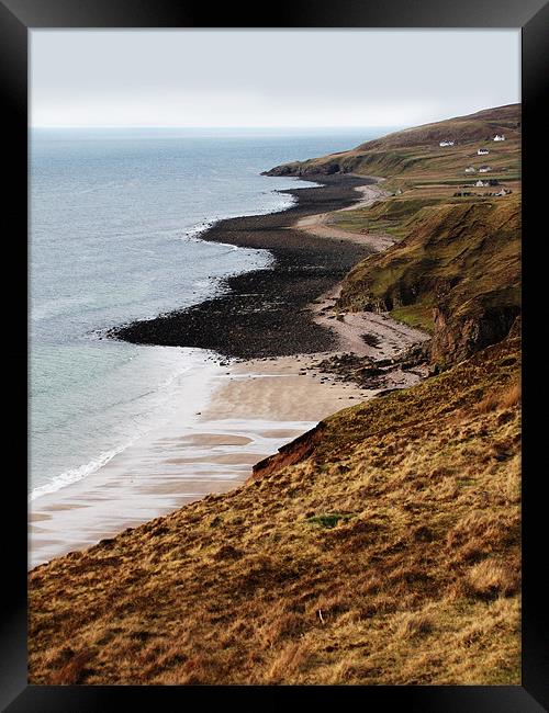 Coastline Beyond Gairloch, North-West of Scotland Framed Print by Jacqi Elmslie