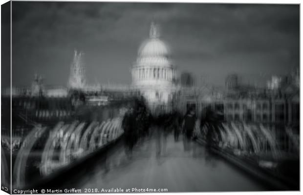 Visions of London Canvas Print by Martin Griffett