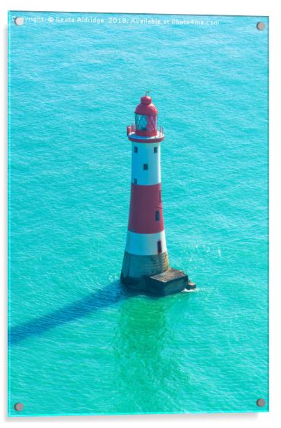 Beachy Head lighthouse Acrylic by Beata Aldridge