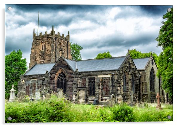 The OldParish Church Acrylic by Jonathan Thirkell