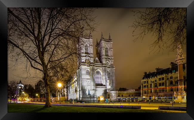 Westminster Abbey Framed Print by Mike Lanning