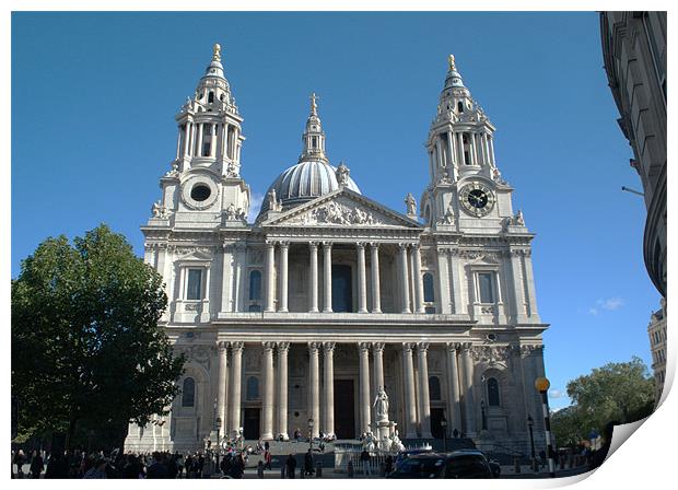 St Pauls Cathedral Print by Chris Day