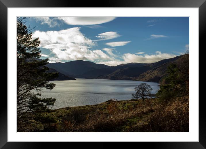 Sunny Winters Day at Haweswater Framed Mounted Print by Aran Smithson