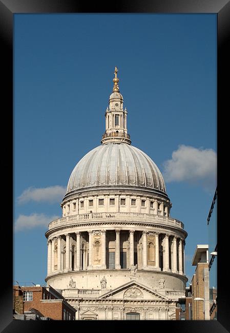 St Pauls Cathedral from the South Framed Print by Chris Day