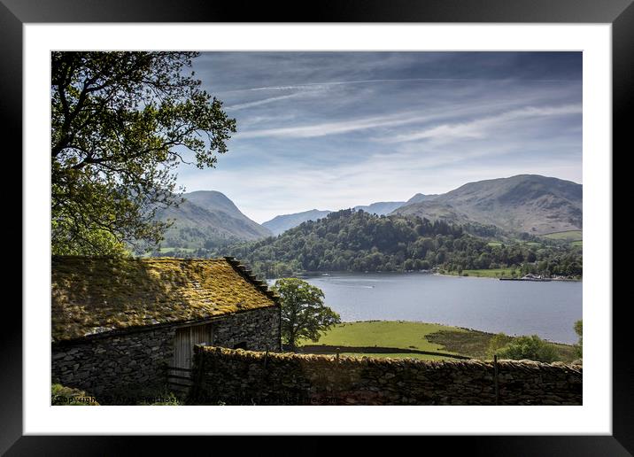 Ullswater to Patterdale Framed Mounted Print by Aran Smithson