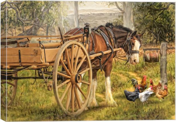 A Little Bit Country Canvas Print by Trudi Simmonds