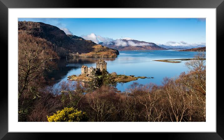 Loch Alsh and Eilean Donan Castle Framed Mounted Print by George Robertson
