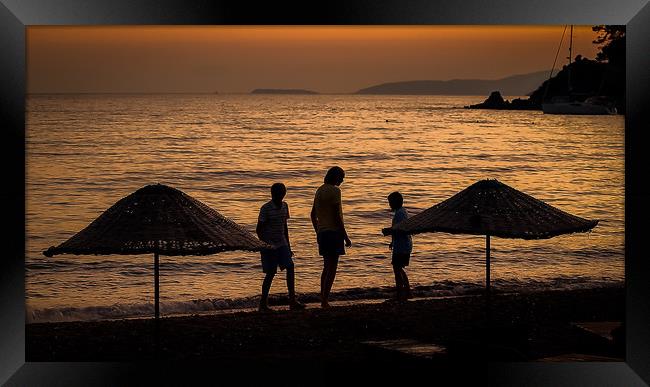 Turkey Sunset Framed Print by Mike Lanning