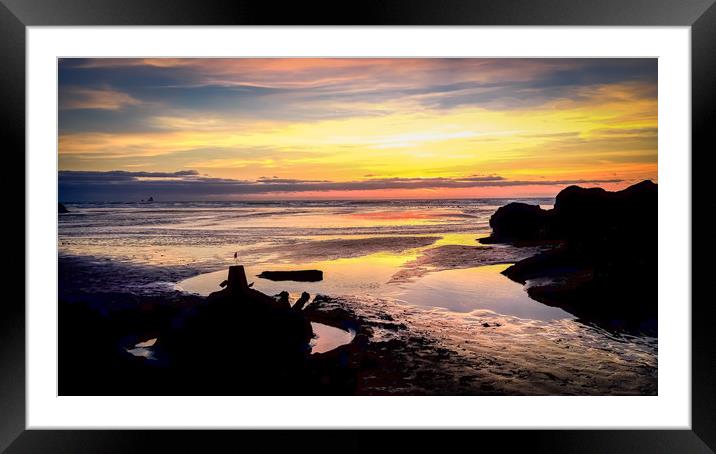 Sandcastle Framed Mounted Print by Mike Lanning