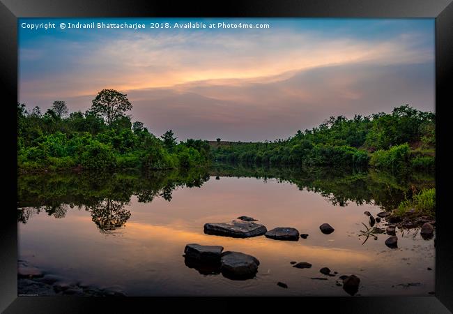 After the sunset Framed Print by Indranil Bhattacharjee