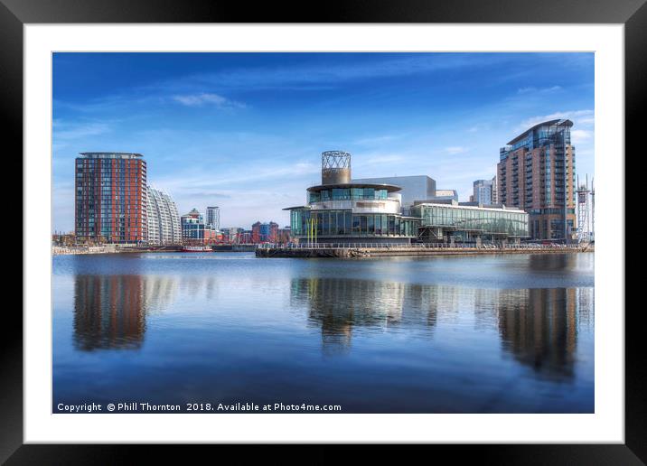Salford Quays No. 5 Framed Mounted Print by Phill Thornton