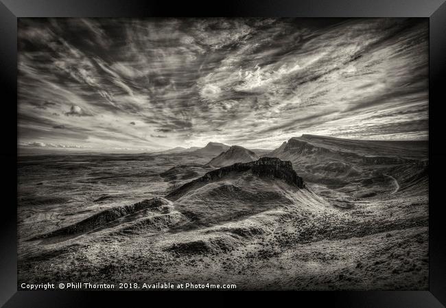 The Trotternish Ridge No. 5 Framed Print by Phill Thornton
