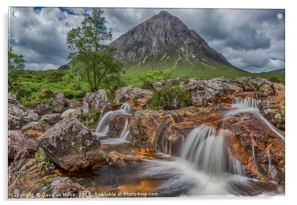 Buachaille Etive Mòr Acrylic by Douglas Milne