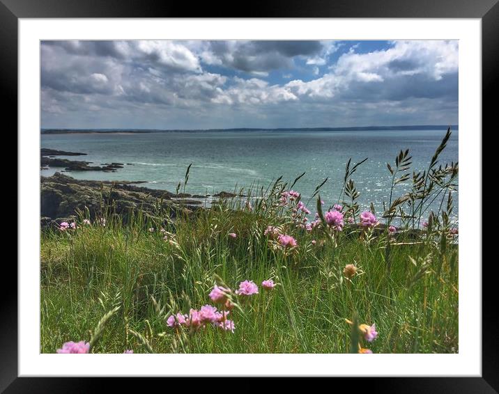 Croyde Framed Mounted Print by Alexia Miles