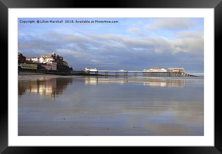 Cromer Reflections. Framed Mounted Print by Lilian Marshall