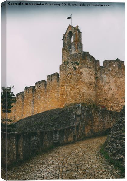 Tomar Castle, Portugal Canvas Print by Alexandre Rotenberg