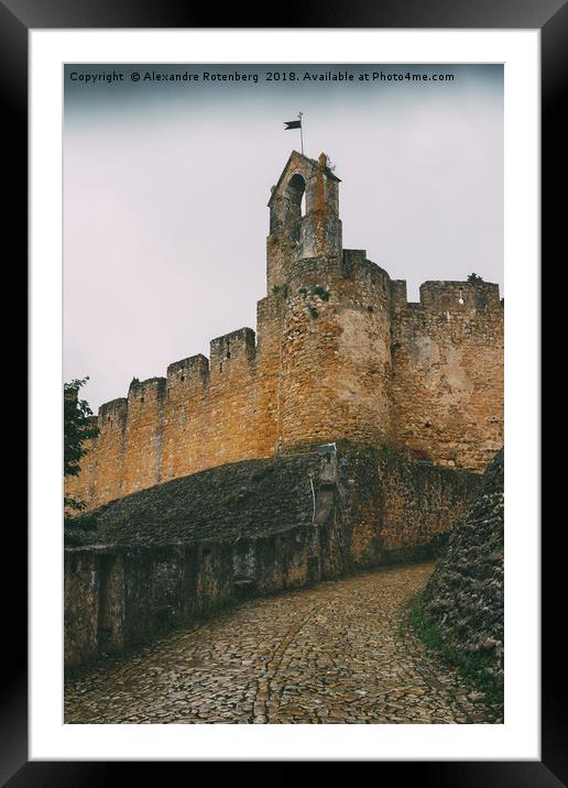 Tomar Castle, Portugal Framed Mounted Print by Alexandre Rotenberg