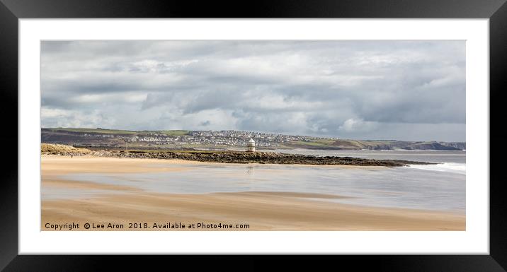 Porthcawl, Coney Beach Framed Mounted Print by Lee Aron