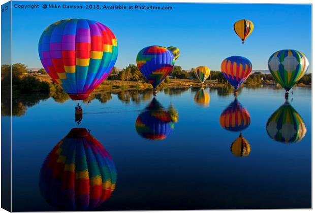 Five on the WAter Canvas Print by Mike Dawson