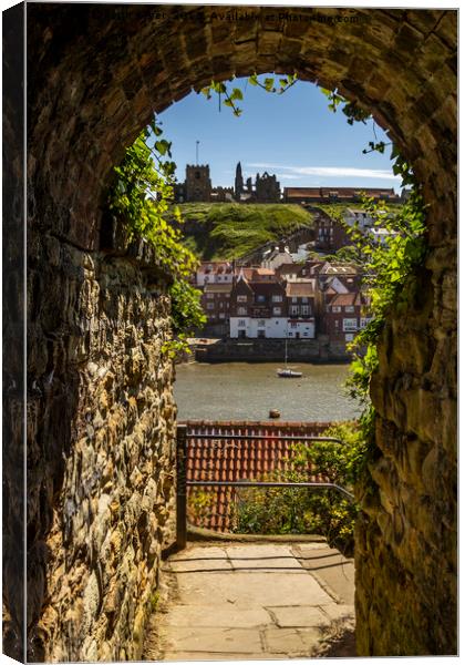 A Magical View of Whitby Canvas Print by keith sayer