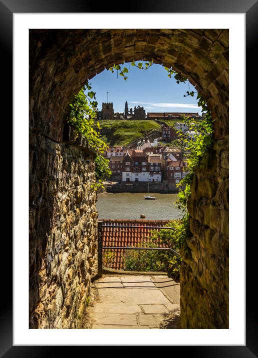 A Magical View of Whitby Framed Mounted Print by keith sayer