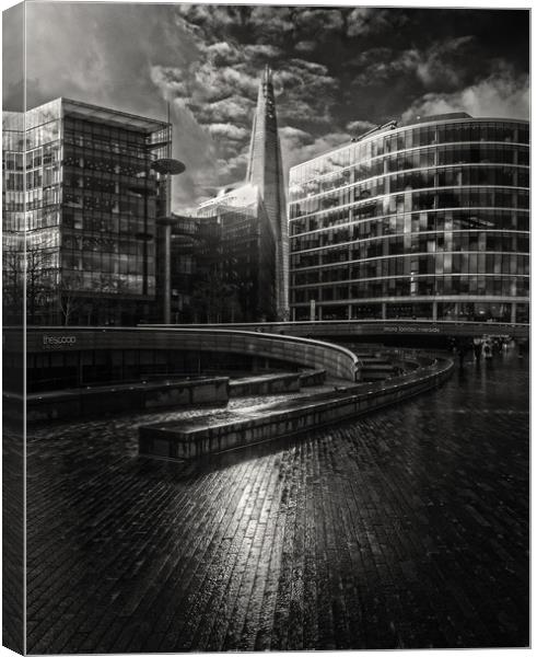 The London Shard  Canvas Print by Clive Eariss