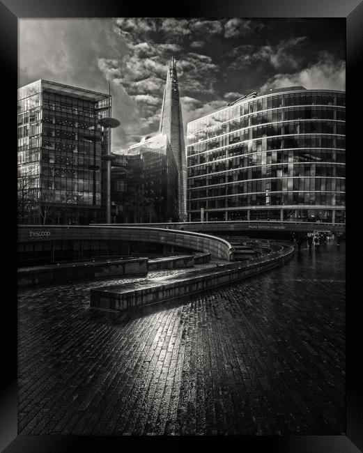 The London Shard  Framed Print by Clive Eariss
