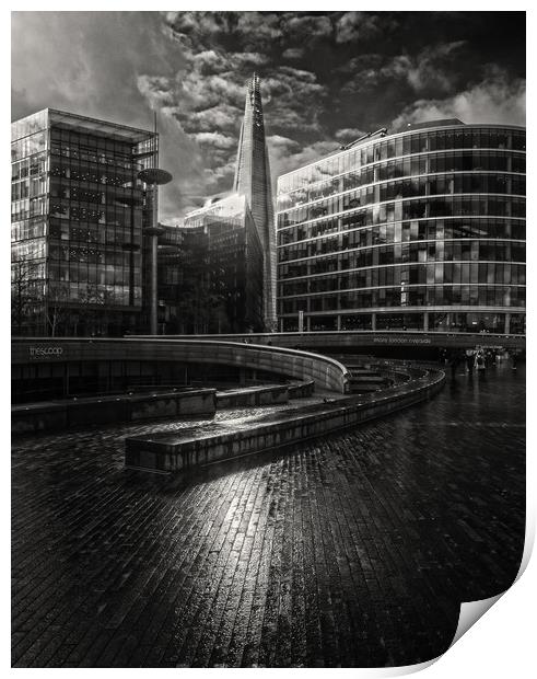 The London Shard  Print by Clive Eariss