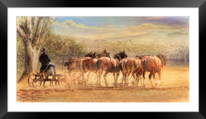 Days in the Dust Framed Mounted Print by Trudi Simmonds
