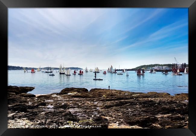 Falmouth Classics Parade 2018 Framed Print by Terri Waters