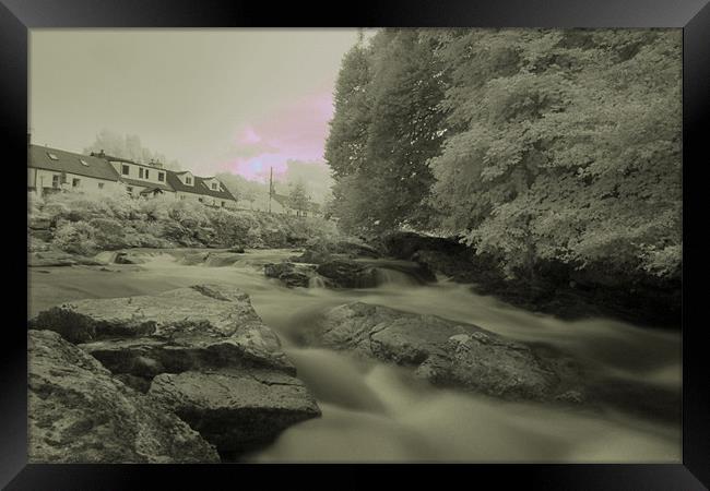 Falls of Dochart Killin 4 Framed Print by Stuart Reid