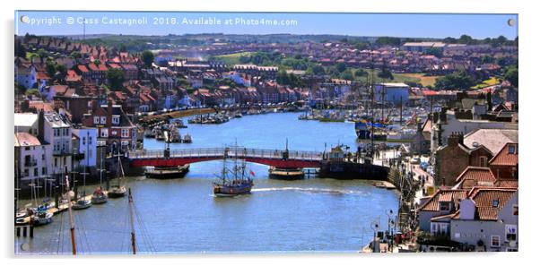 Full size replica of The Endeavour - Whitby Acrylic by Cass Castagnoli