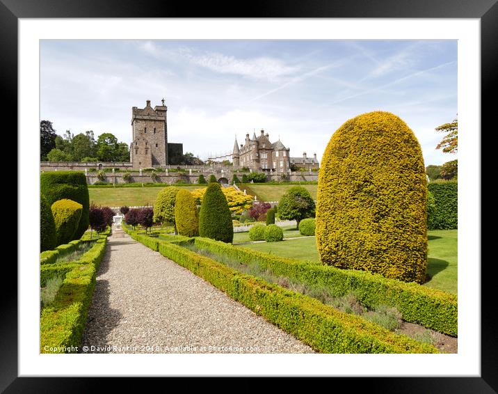 Drummond Castle Gardens , Crieff, Scotland Framed Mounted Print by Photogold Prints