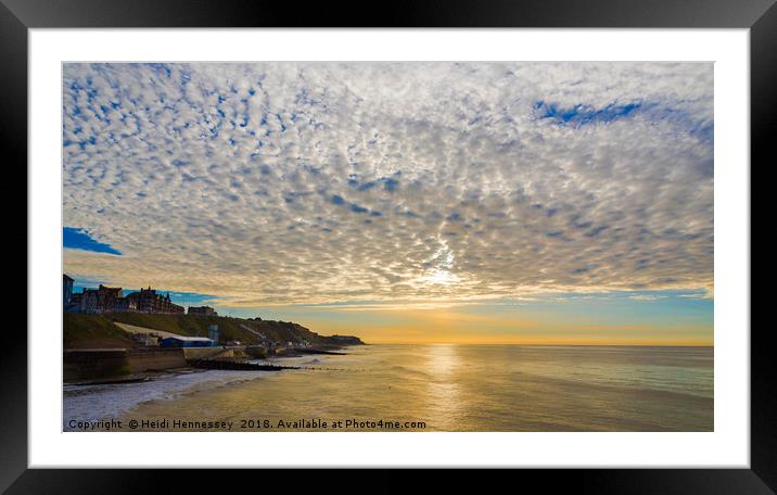 Gem of the North Sea Framed Mounted Print by Heidi Hennessey