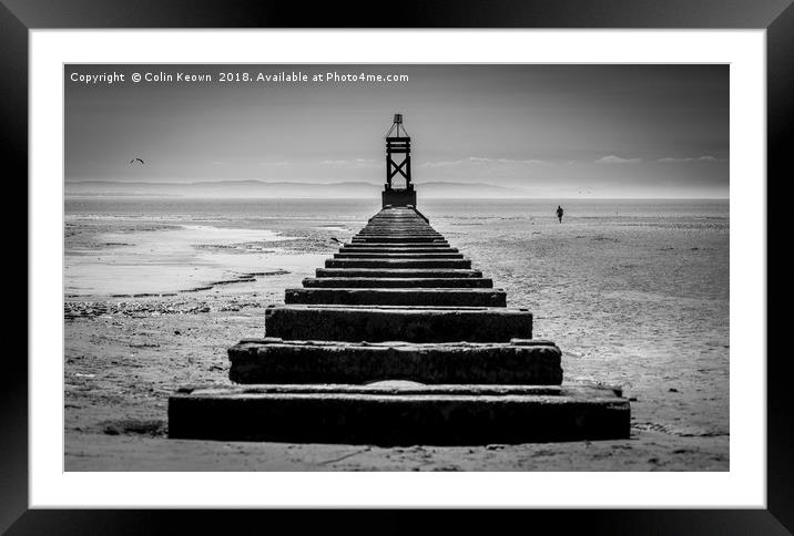 Crosby Beach Framed Mounted Print by Colin Keown