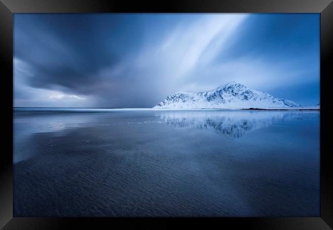 Skagsanden beach Framed Print by Lukasz Lukomski